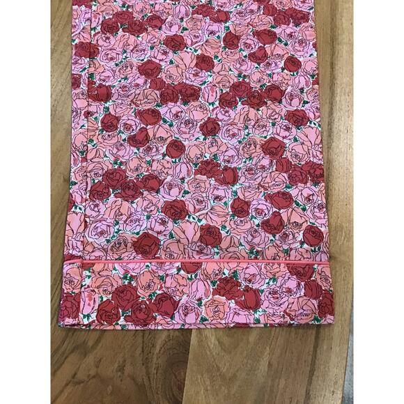 Garnet Hill Pajama Set Womens Sz Medium Floral 100% Cotton Tops Pants New no Tag - Picture 7 of 10